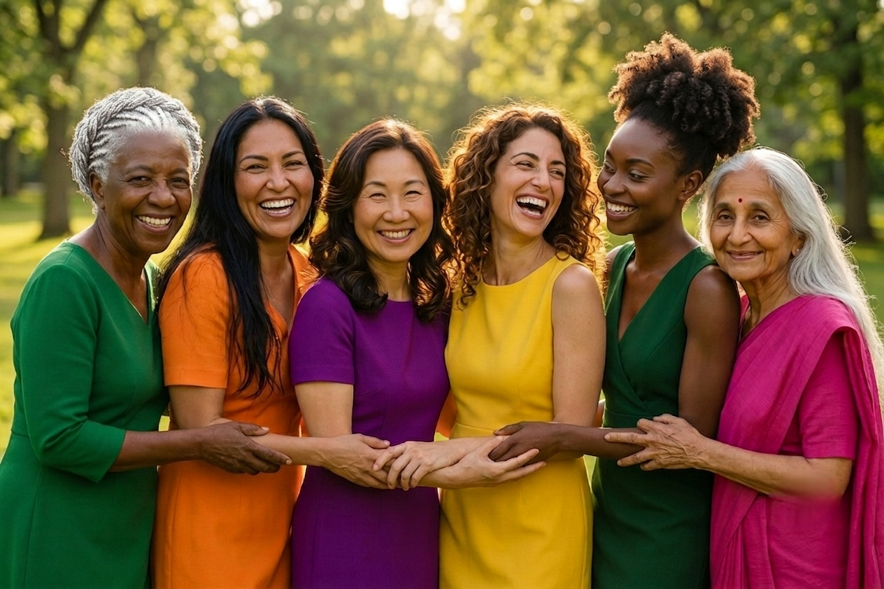 Diverse group of healthy women smiling - MaShui Health Solution